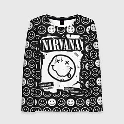 Женский лонгслив NIRVANA символика