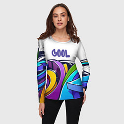 Лонгслив женский Уличное граффити!, цвет: 3D-принт — фото 2