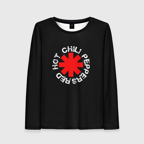 Женский лонгслив Red Hot Chili Peppers Rough Logo / 3D-принт – фото 1