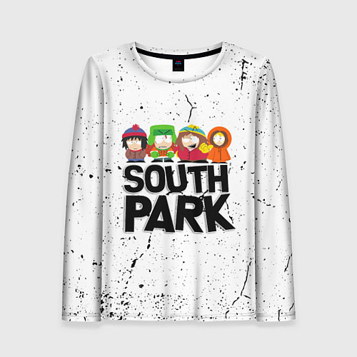 Женский лонгслив Южный парк мультфильм - персонажи South Park / 3D-принт – фото 1