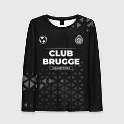 Лонгслив женский Club Brugge Форма Champions, цвет: 3D-принт