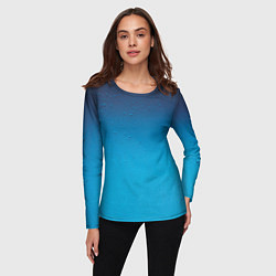 Лонгслив женский Конденсат, цвет: 3D-принт — фото 2