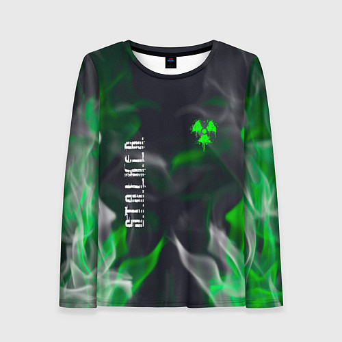 Женский лонгслив S T A L K E R 2 пламя / 3D-принт – фото 1
