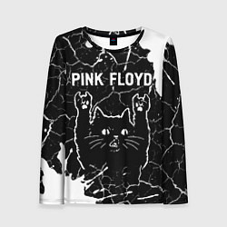 Женский лонгслив Pink Floyd Rock Cat