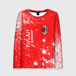 Лонгслив женский AC MILAN AC Milan Sport Арт, цвет: 3D-принт
