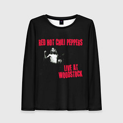 Женский лонгслив Live at Woodstock - Red Hot Chili Peppers