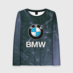 Лонгслив женский БМВ - BMW Абстракция, цвет: 3D-принт