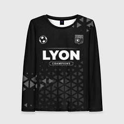 Лонгслив женский Lyon Champions Uniform, цвет: 3D-принт
