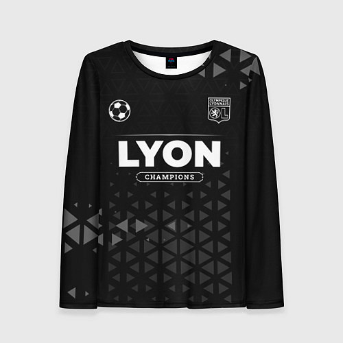 Женский лонгслив Lyon Champions Uniform / 3D-принт – фото 1