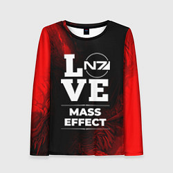 Женский лонгслив Mass Effect Love Классика