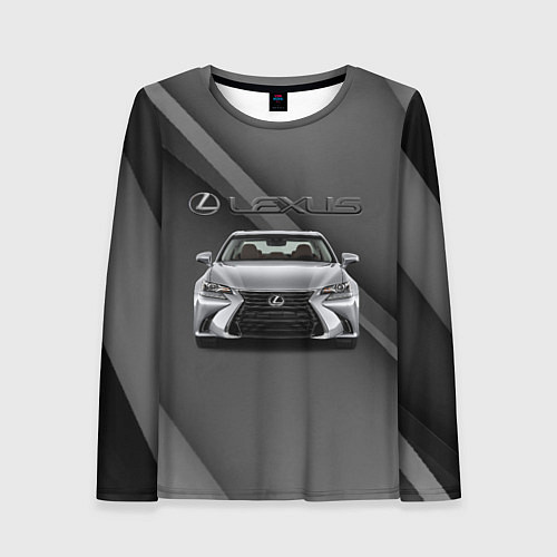 Женский лонгслив Lexus auto / 3D-принт – фото 1