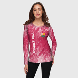 Лонгслив женский Barcelona Пламя, цвет: 3D-принт — фото 2