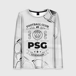 Женский лонгслив PSG Football Club Number 1 Legendary