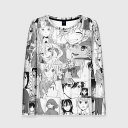 Лонгслив женский Horimiya pattern, цвет: 3D-принт