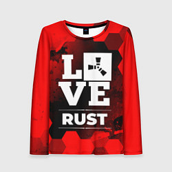 Женский лонгслив Rust Love Классика