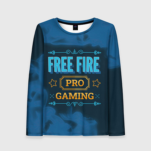 Женский лонгслив Игра Free Fire: PRO Gaming / 3D-принт – фото 1