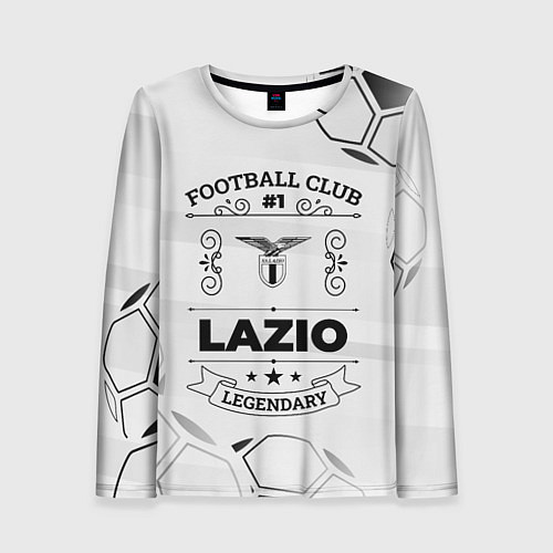 Женский лонгслив Lazio Football Club Number 1 Legendary / 3D-принт – фото 1