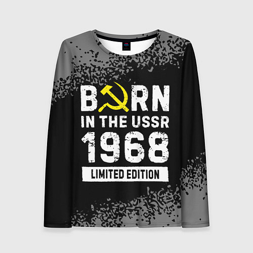 Женский лонгслив Born In The USSR 1968 year Limited Edition / 3D-принт – фото 1