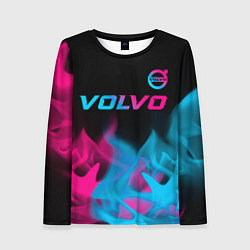 Лонгслив женский Volvo Neon Gradient, цвет: 3D-принт