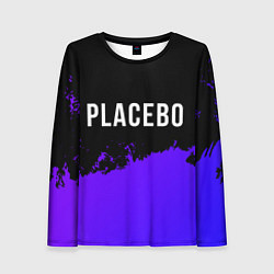 Женский лонгслив Placebo Purple Grunge