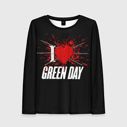 Женский лонгслив Green Day Сердце