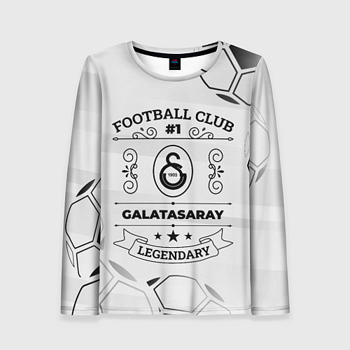 Женский лонгслив Galatasaray Football Club Number 1 Legendary / 3D-принт – фото 1