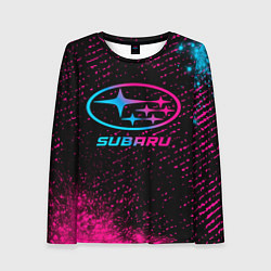 Женский лонгслив Subaru Neon Gradient FS