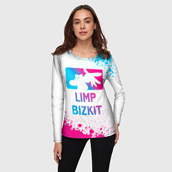 Лонгслив женский Limp Bizkit Neon Gradient, цвет: 3D-принт — фото 2