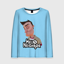 Женский лонгслив Привет сосед: Ник Рот