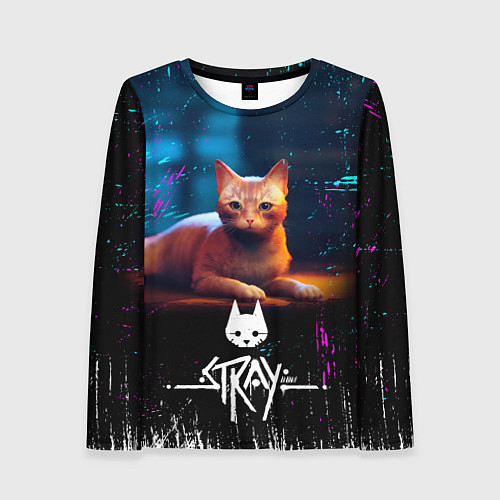 Женский лонгслив Stray Cat: Бродячий Кот / 3D-принт – фото 1