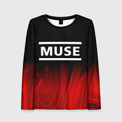 Женский лонгслив Muse red plasma