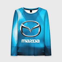 Женский лонгслив Mazda - sport - абстракция