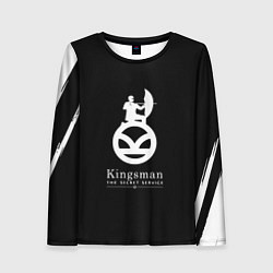 Лонгслив женский Kingsman logo, цвет: 3D-принт