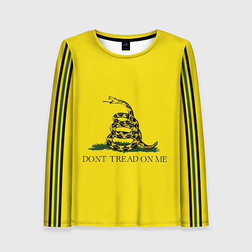 Женский лонгслив Dont tread on me или Гадзденская змея / 3D-принт – фото 1