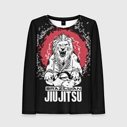 Женский лонгслив Jiu-Jitsu red sun Brazil