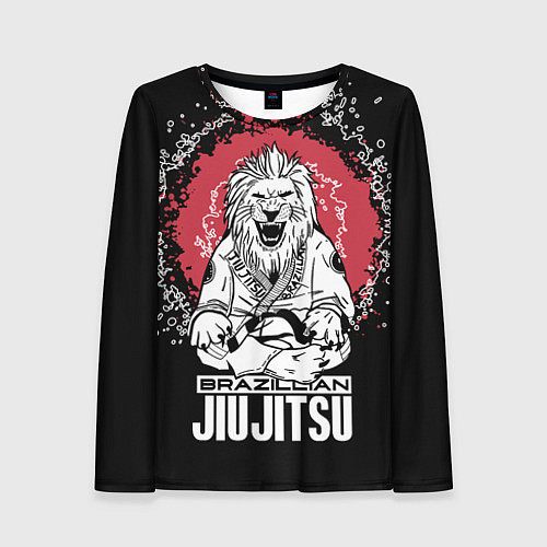 Женский лонгслив Jiu-Jitsu red sun Brazil / 3D-принт – фото 1