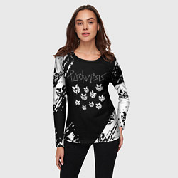 Лонгслив женский Pyrokinesis - рэп, цвет: 3D-принт — фото 2