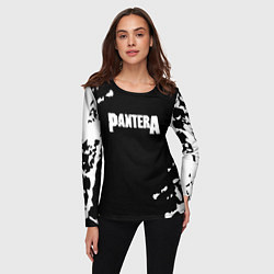 Лонгслив женский Pantera краска, цвет: 3D-принт — фото 2