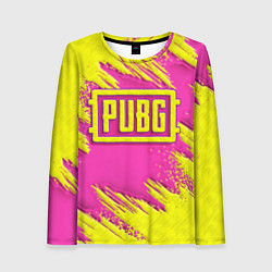 Женский лонгслив PUBG yellow