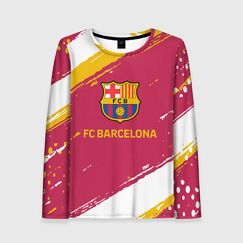 Женский лонгслив Barcelona Краска / 3D-принт – фото 1