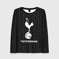 Женский лонгслив Tottenham sport на темном фоне