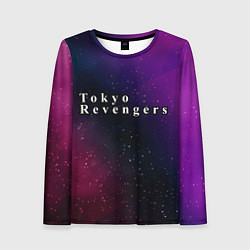 Лонгслив женский Tokyo Revengers gradient space, цвет: 3D-принт