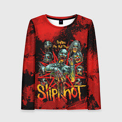 Женский лонгслив Slipknot red satan