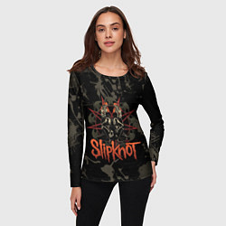 Лонгслив женский Slipknot dark satan, цвет: 3D-принт — фото 2