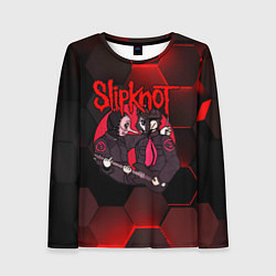 Женский лонгслив Slipknot art black