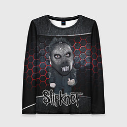 Лонгслив женский Slipknot dark black, цвет: 3D-принт