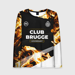 Женский лонгслив Club Brugge legendary sport fire