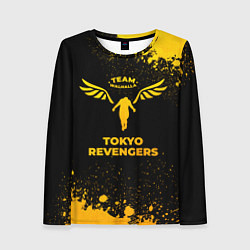 Женский лонгслив Tokyo Revengers - gold gradient