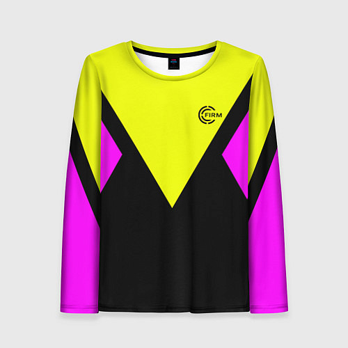 Женский лонгслив FIRM прямиком из восьмидесятых / 3D-принт – фото 1