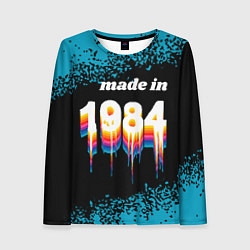 Женский лонгслив Made in 1984: liquid art